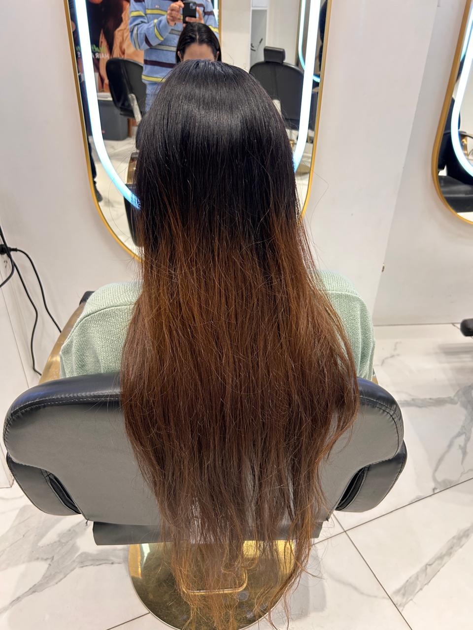 Before - Color & root touch up